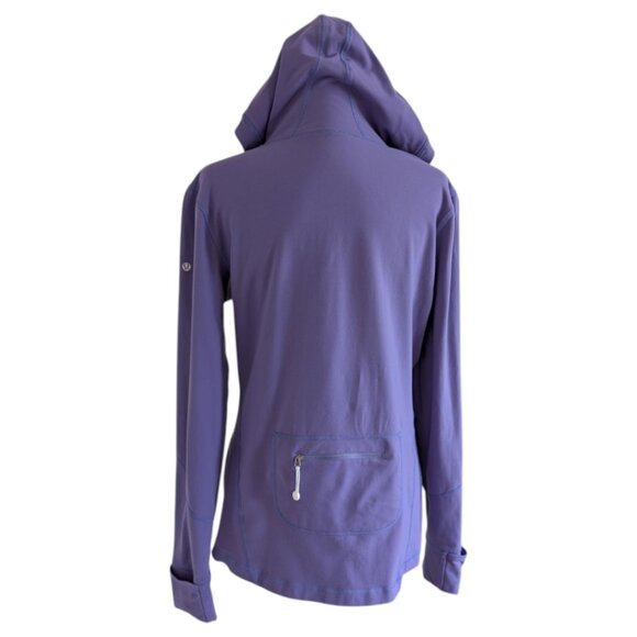 Lululemon Jet Jacket With Hood Lavender Purple Rel: 2006 Vintage Women's size 12 - Picture 3 of 10